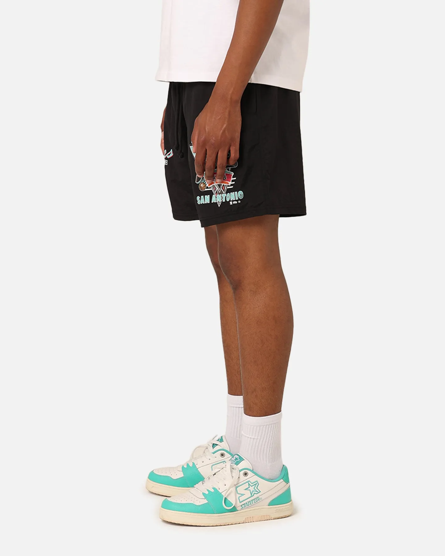 Mitchell & Ness San Antonio Spurs Short Tri 2.0 Noir
