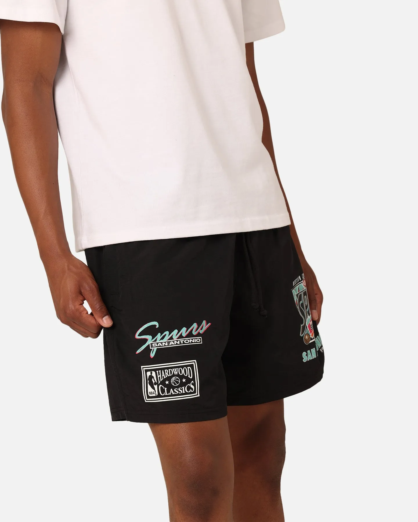 Mitchell & Ness San Antonio Spurs Short Tri 2.0 Noir