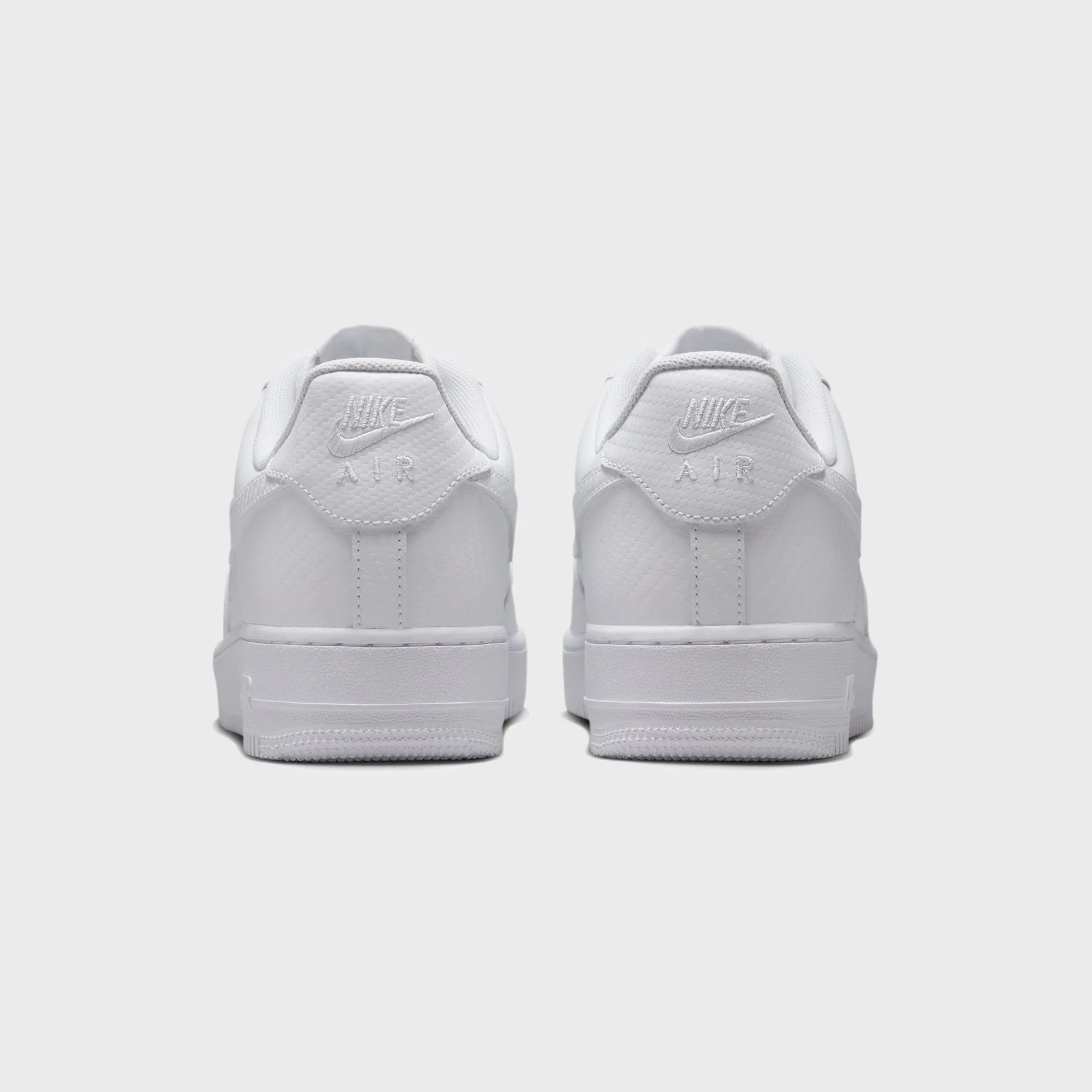 Elastic Fasteners Nike Air Force 1 '07 Lv8 - Carbon Fiber White / White