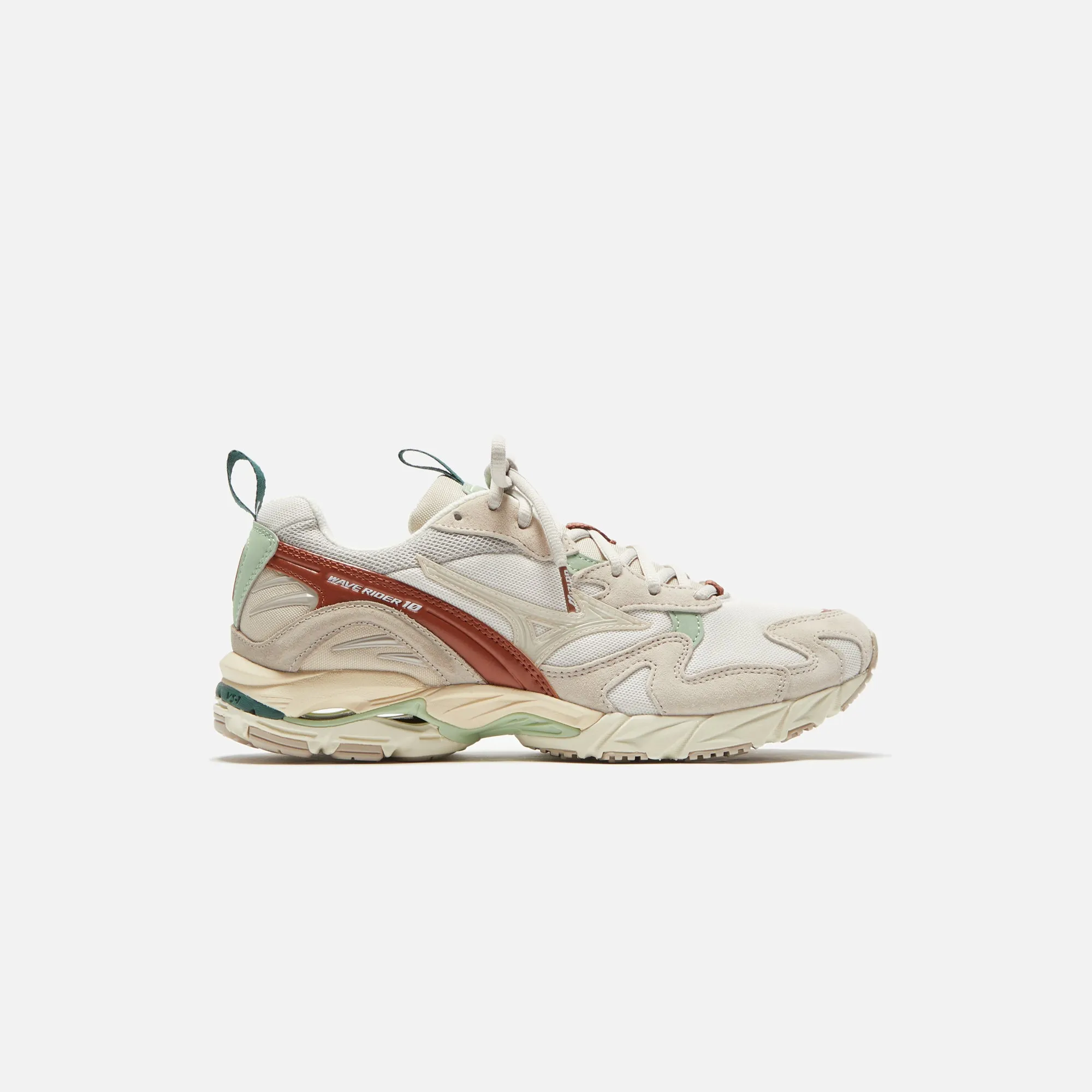 Mizuno Wave Rider 10 - Silver Cloud / White Sand Stay in Motion