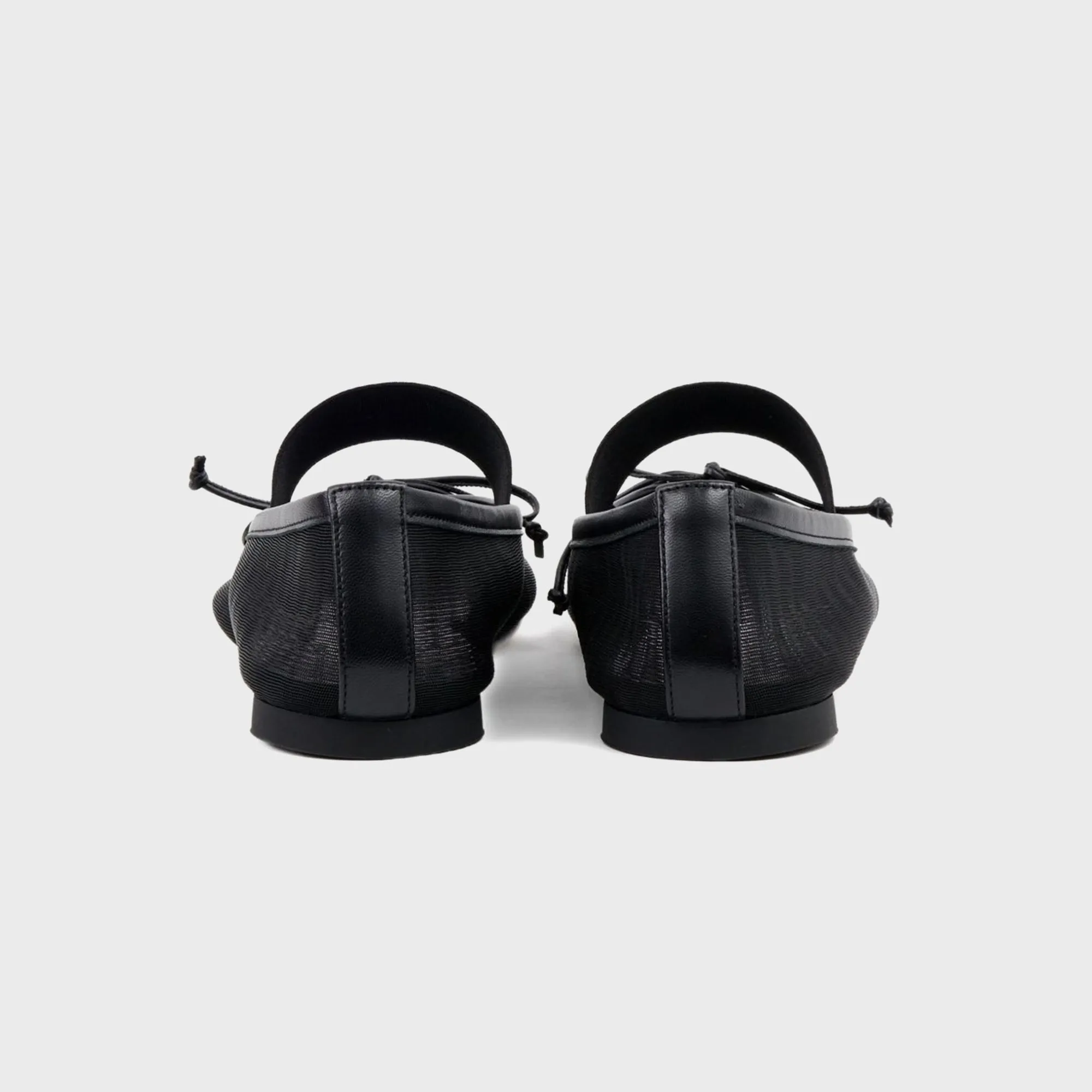 Comfort Ankle Strap Comfort Essence Mm6 Maison Margiela Anatomic Numeric Ballerina - Black