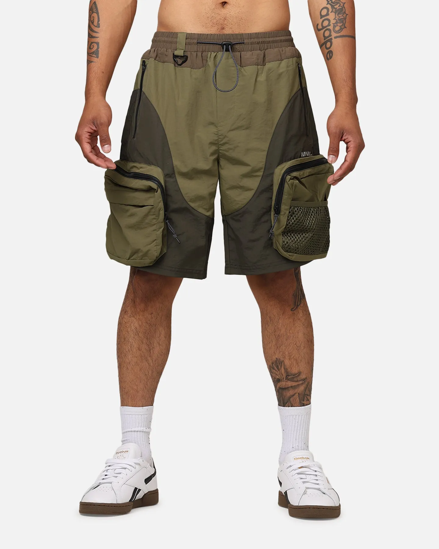 MNML Shorts Actifs Cargo Olive