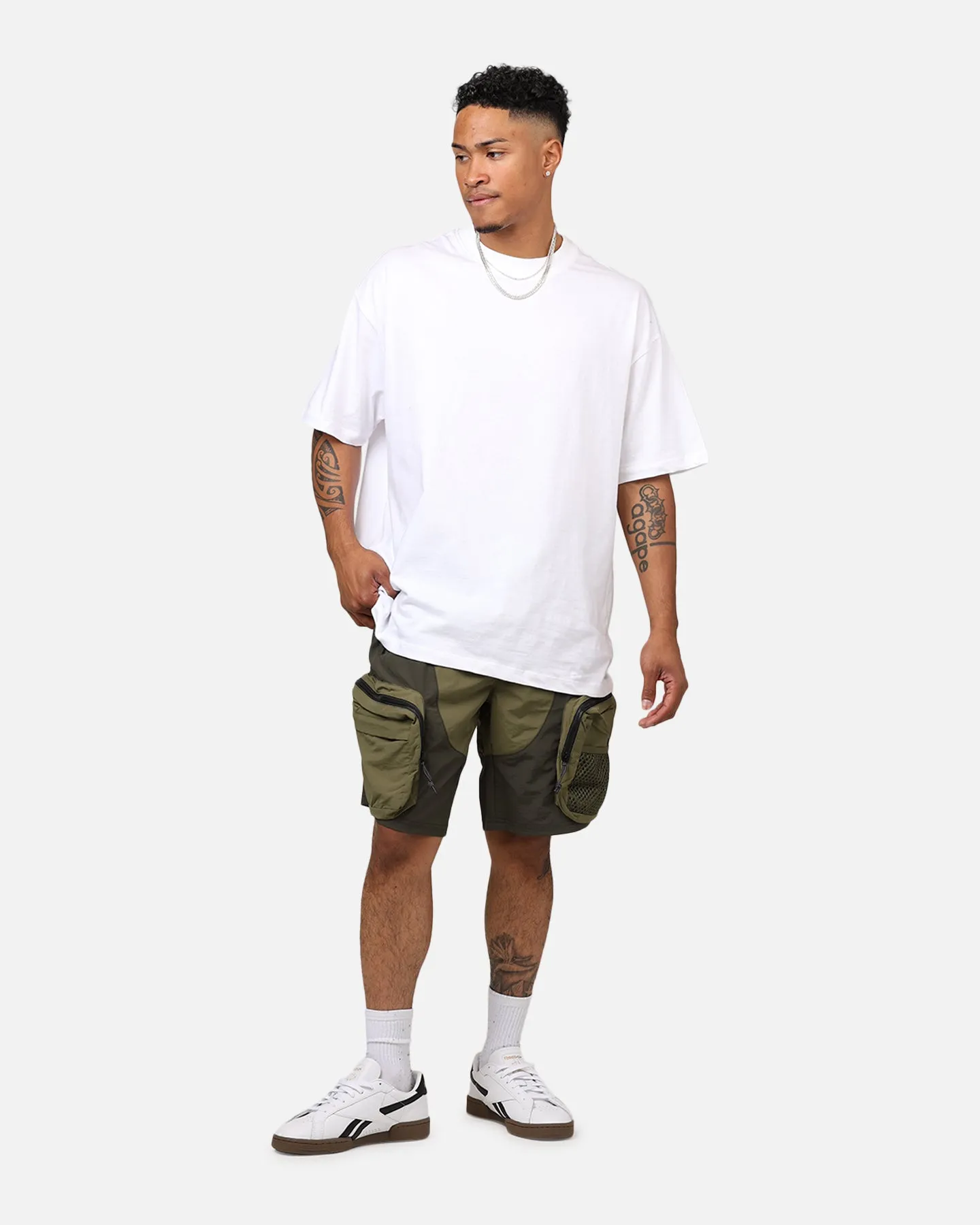 MNML Shorts Actifs Cargo Olive