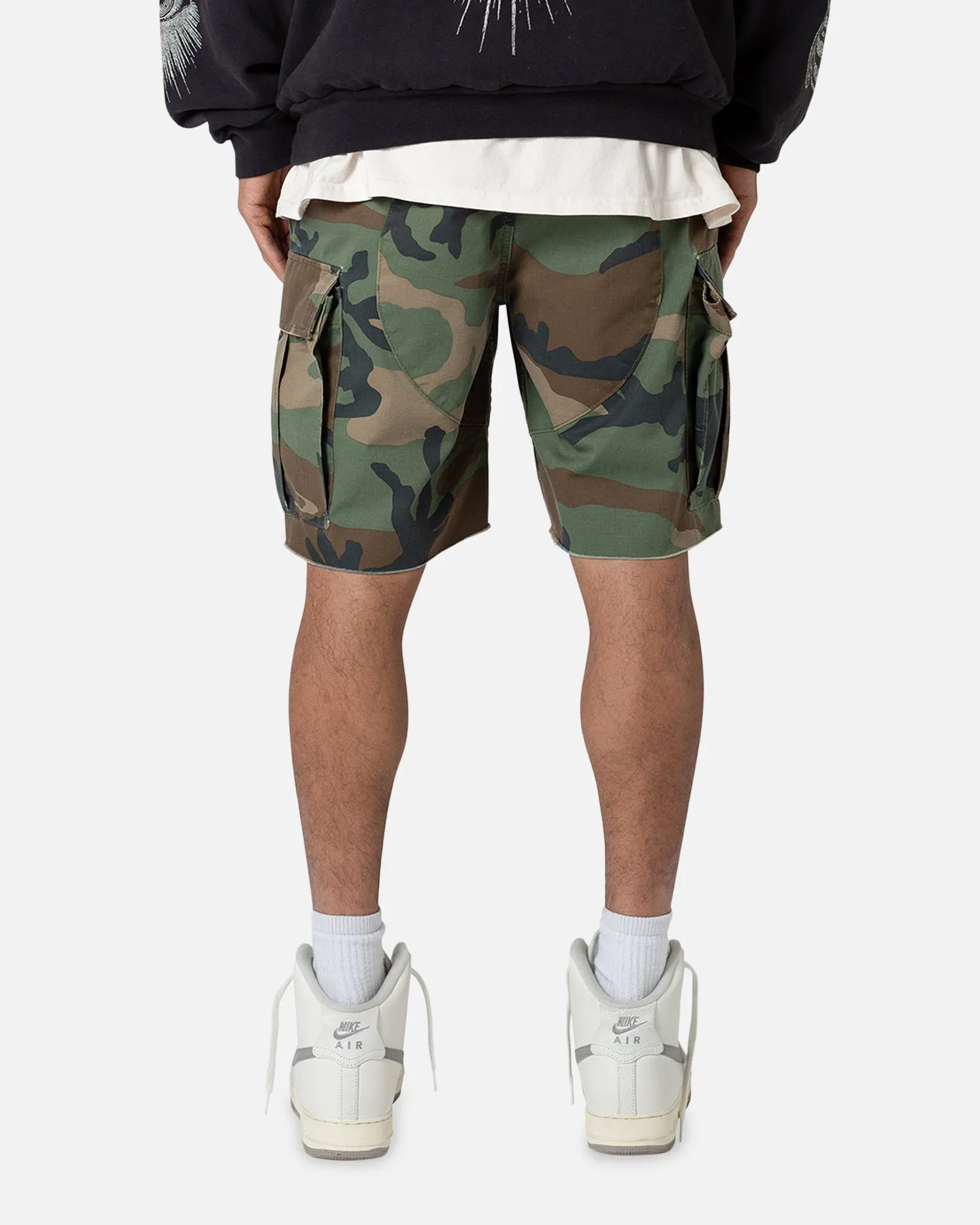 MNML Shorts Cargo Camouflage Usés