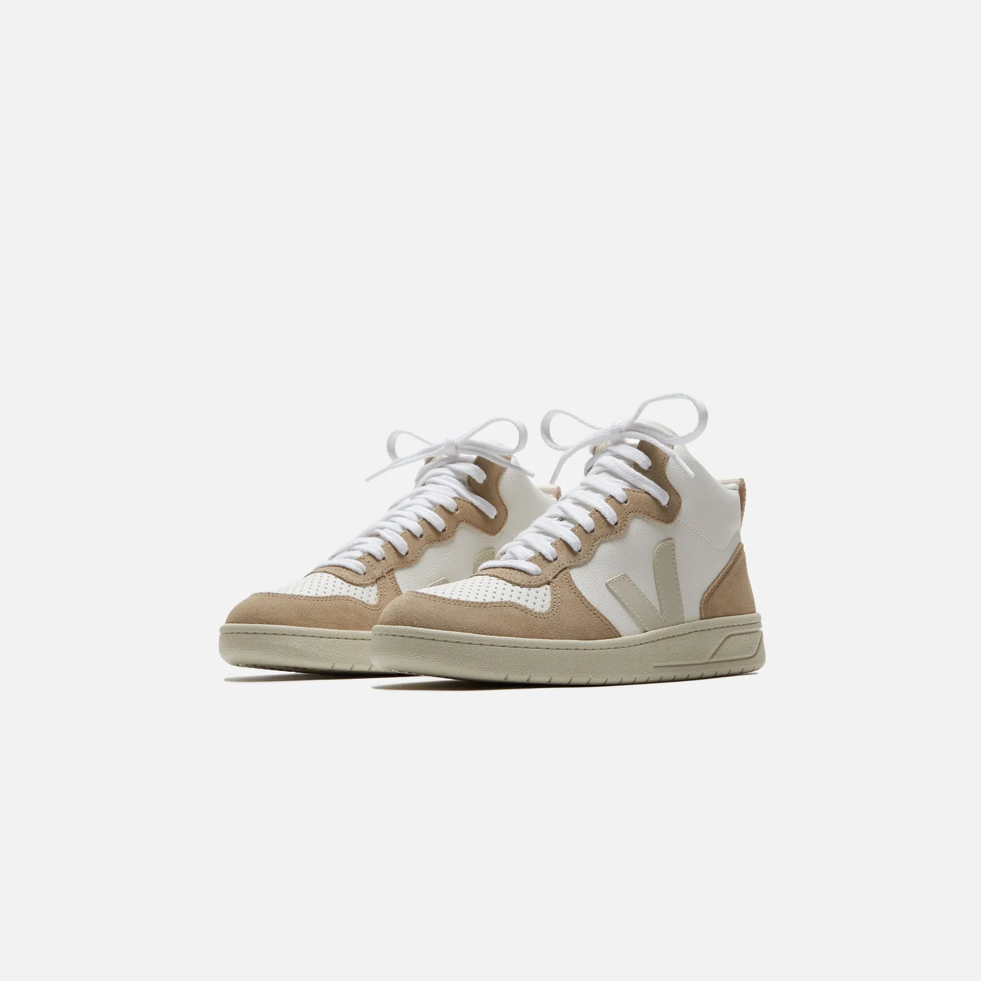 Comfort Buckles Veja V-15 Bastille - Extra-White / Pierre Sahara
