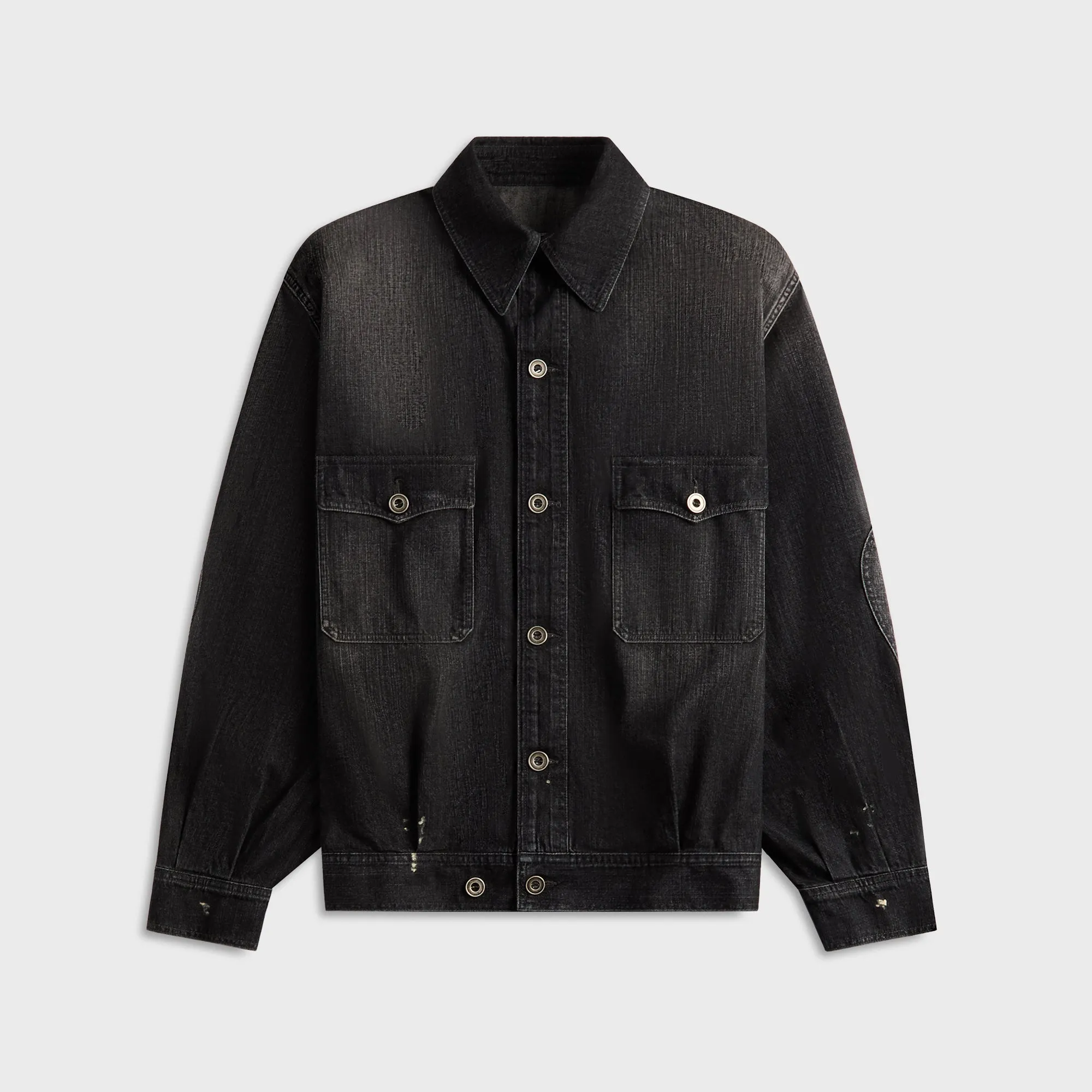 Tech Accessories Stitched Hem Maison Margiela Sports Jacket - Black