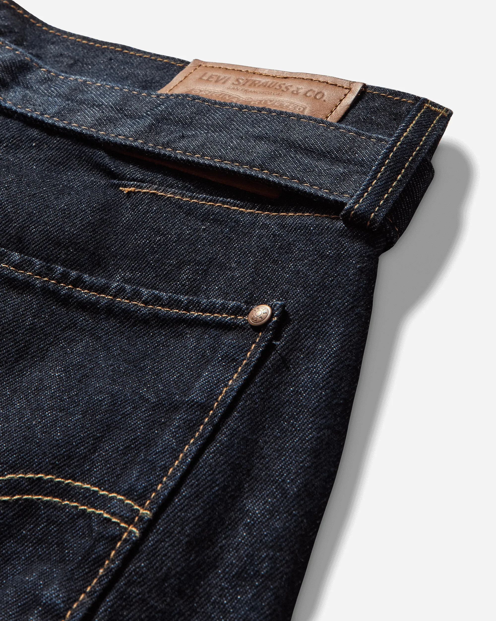 Men'S Twisted Baggy Jeans Blue Relaxed Collar