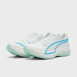 Sports Function Slip-On Ballet Flats With EVA Puma - Deviate Nitro Elite 3 - Men'S - White-Speed Blue