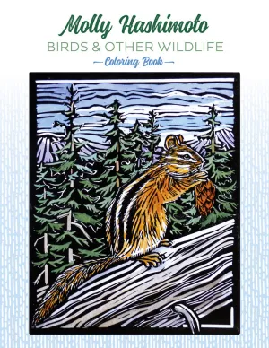 Molly Hashimoto Livre de Coloriage Oiseaux & Autres Animaux Sauvages