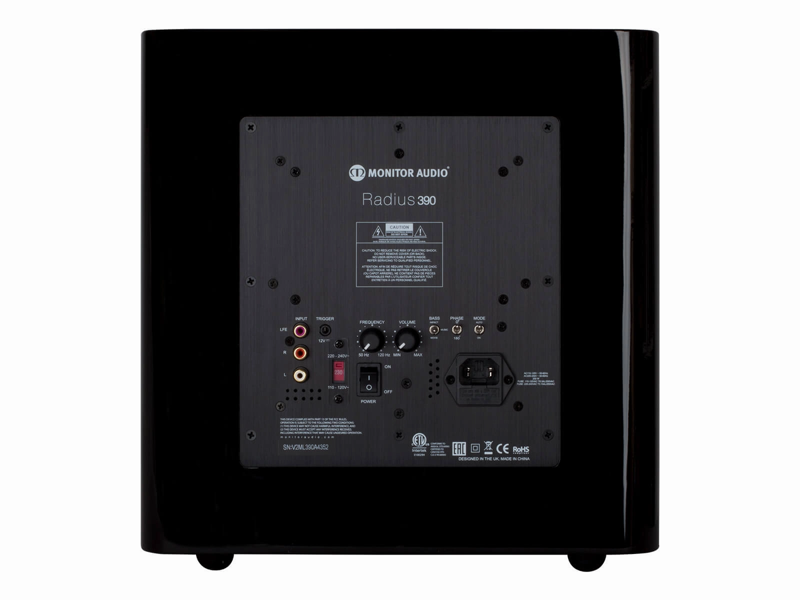 Monitor Audio Radius 390 Active Subwoofer 10 200W (Each)