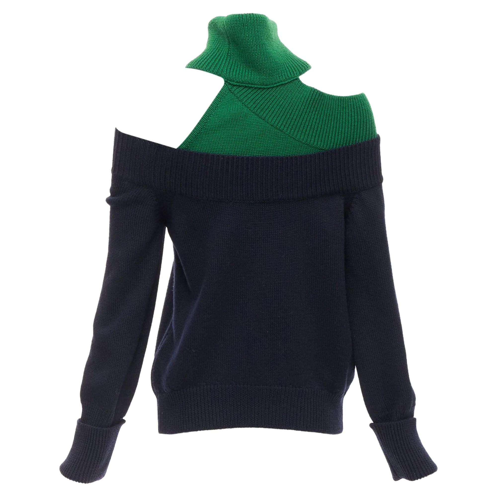 Pull en laine mérinos Monse à coupe asymétrique