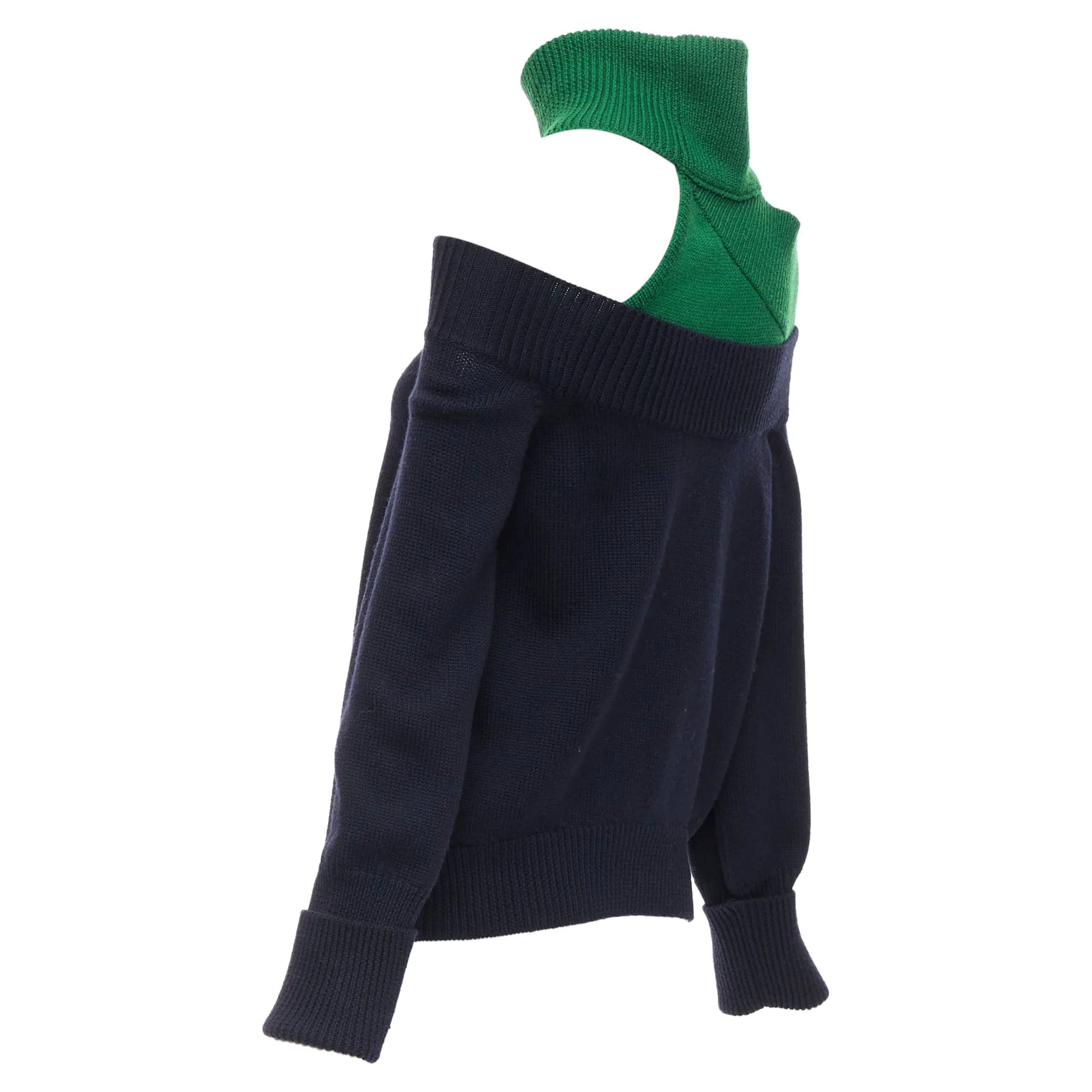 Pull en laine mérinos Monse à coupe asymétrique
