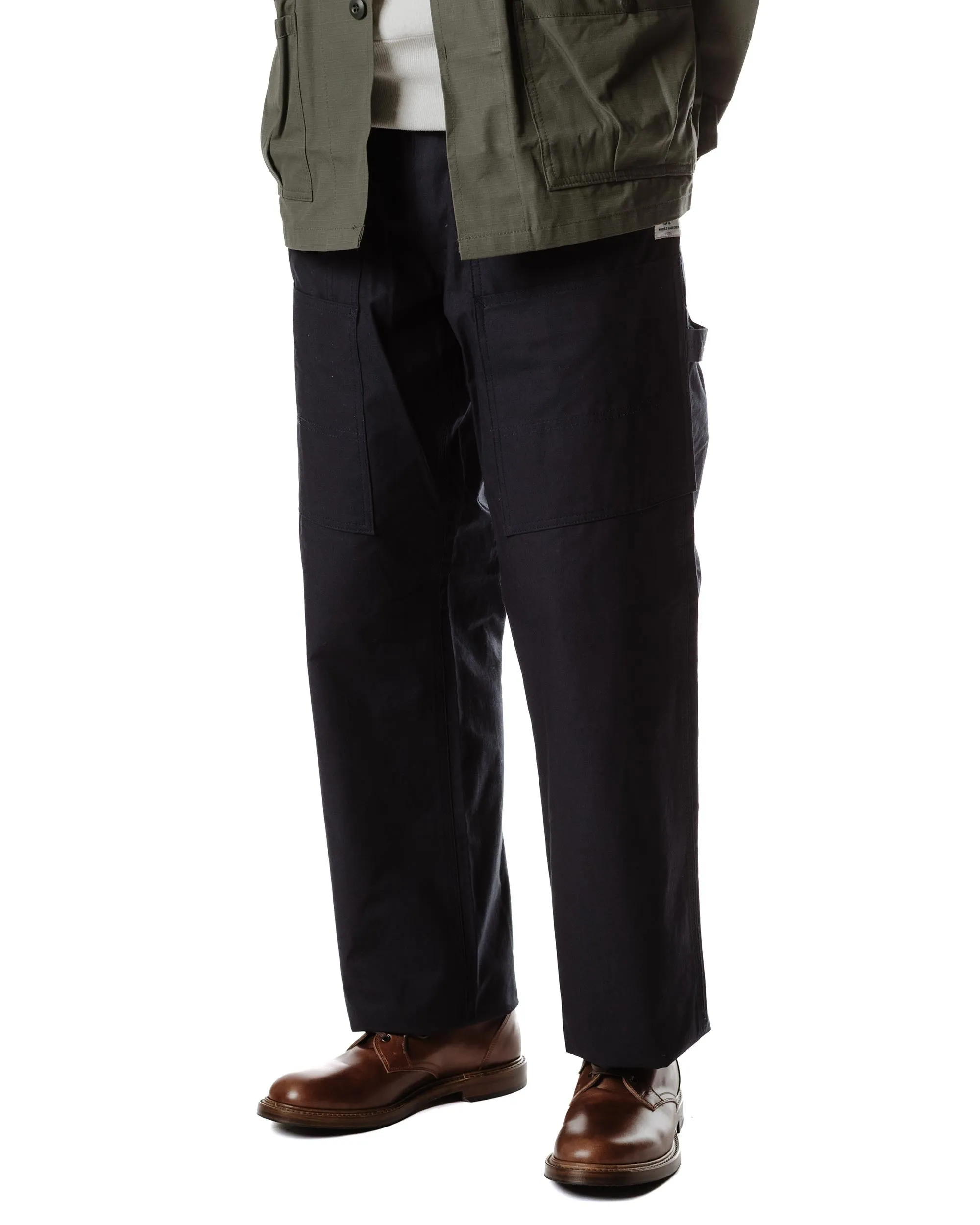 Workwear Design Well-Contoured Body Sassafras Fall Leaf Tough Pants Bafu Cloth Navy