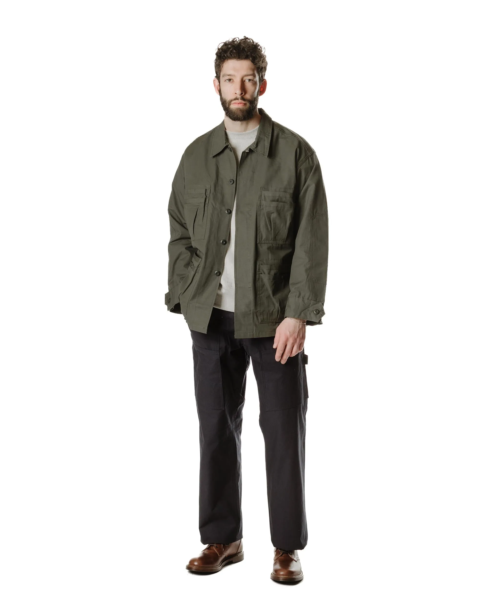 Less Practical Elasticized Buttoned Pocket Sassafras Fall Leaf Tough Pants Bafu Cloth Navy