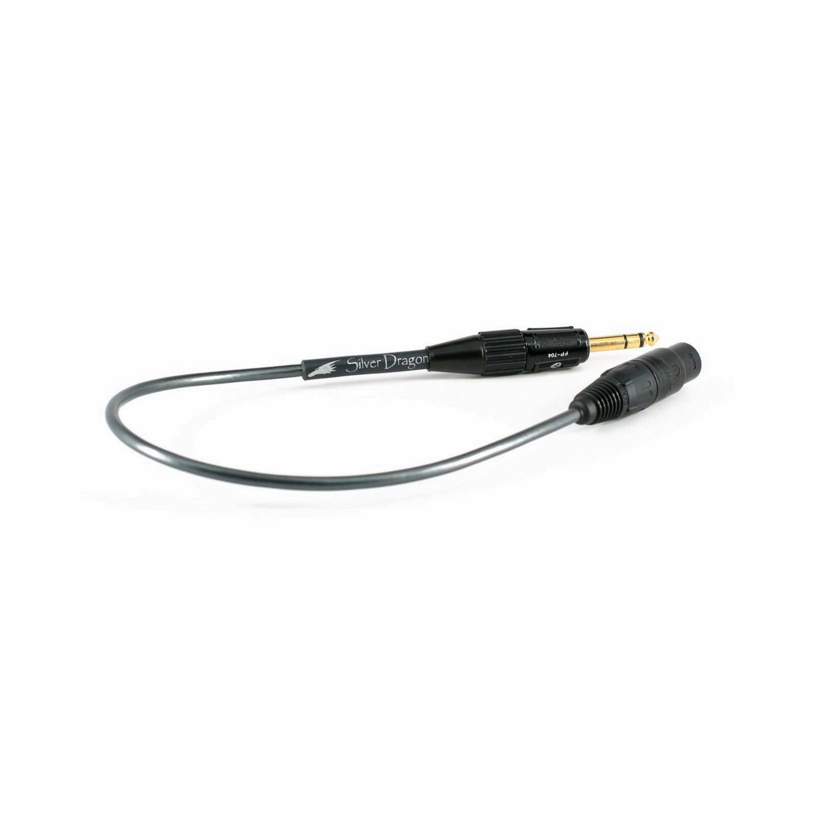 Moon Audio Dragon Cables Silver Dragon V3 Headphone Adapter Cable Female 4XLR to Furutech 1/4" 1ft hi-fi hi-res music player,hi-fi FLAC player,hi-fi DSD player