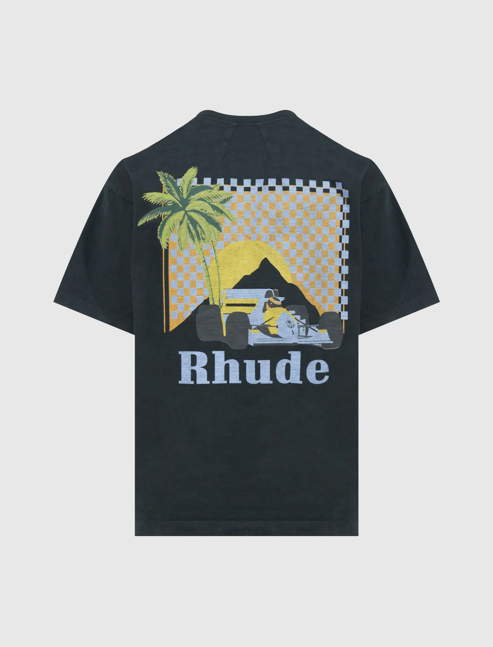 Double-Layer-Fit Thunderstorm Moonlight Short Sleeve Tee