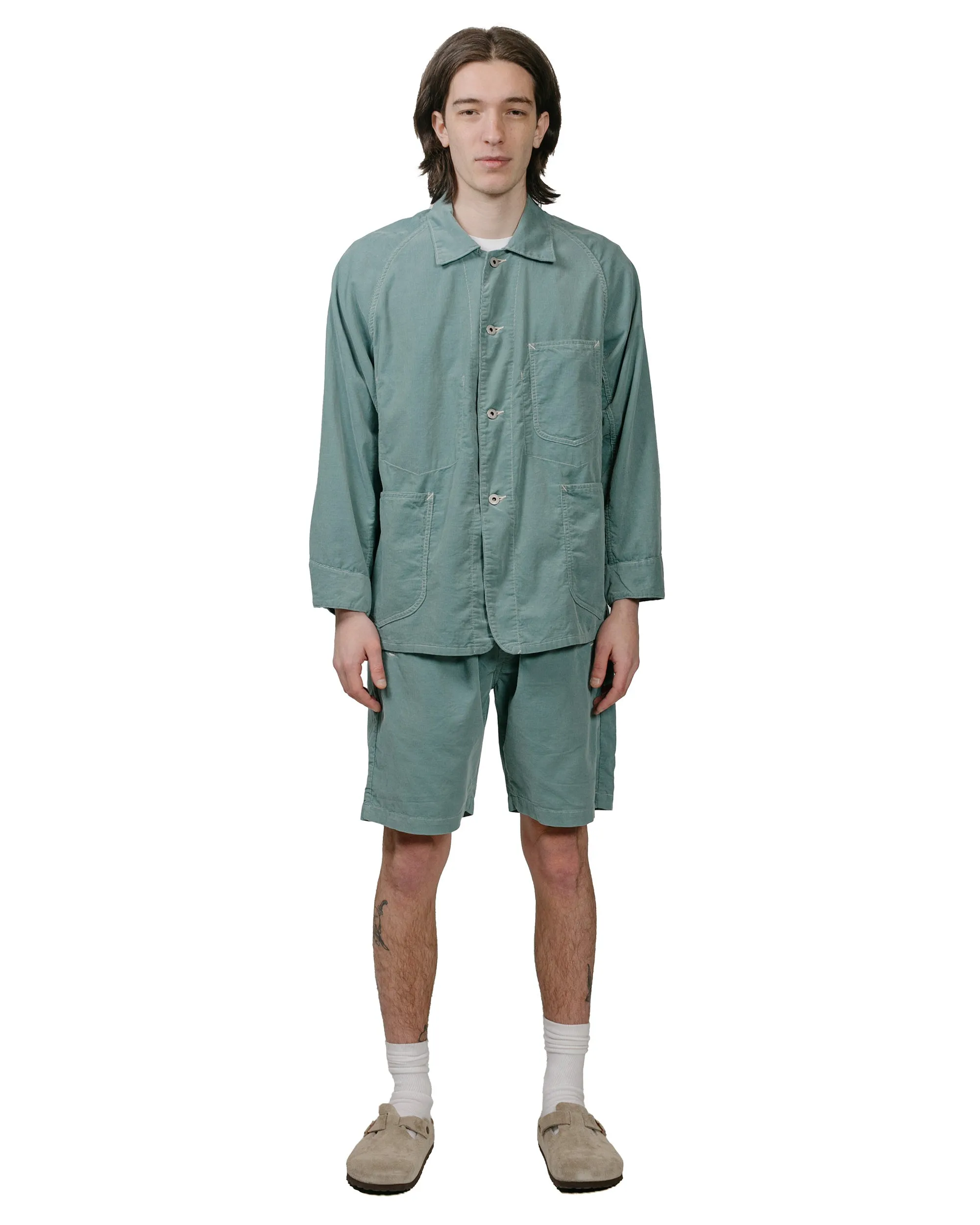 Post O'Alls E-Z Lax 4 Shorts Summer Cords Muscat Green Gluten-Free Abaca