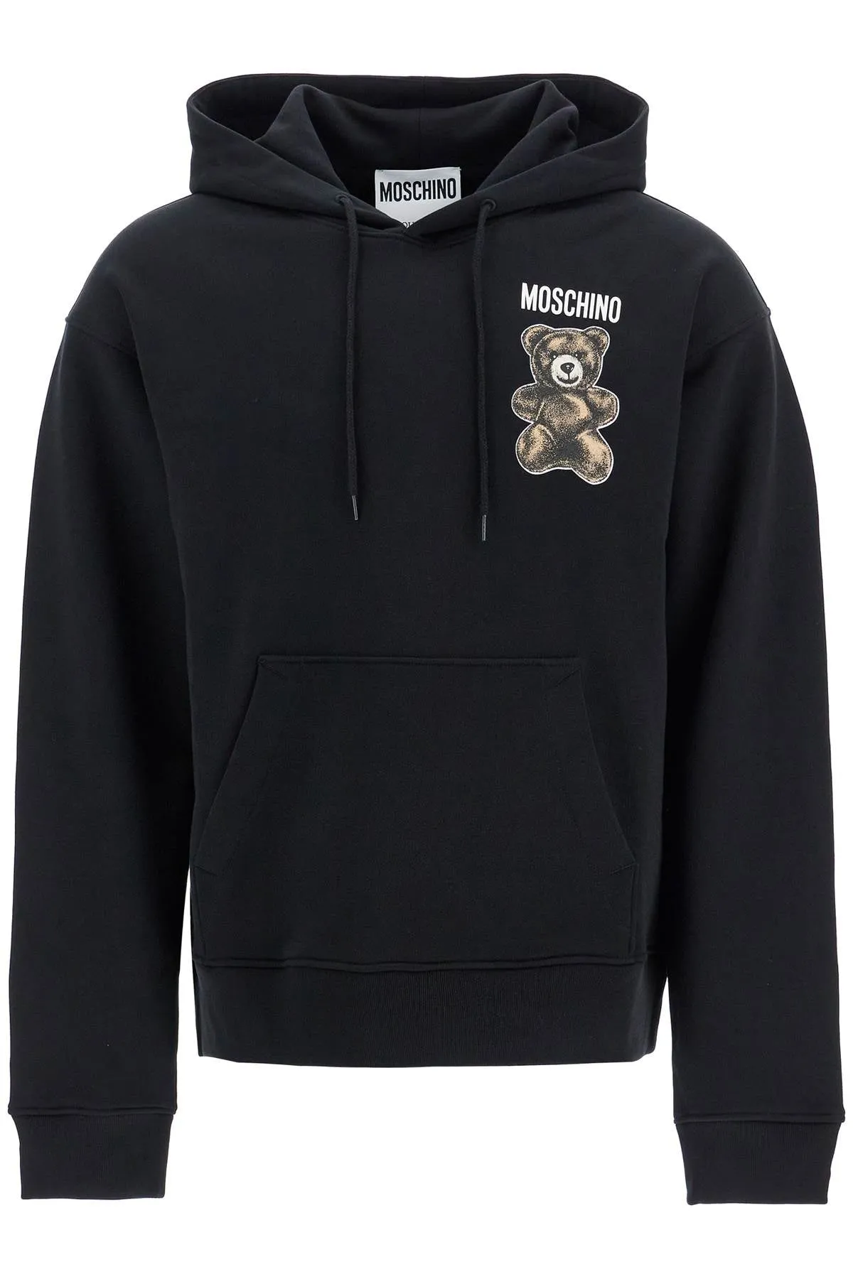 Sweat à capuche homme Moschino avec ours en peluche