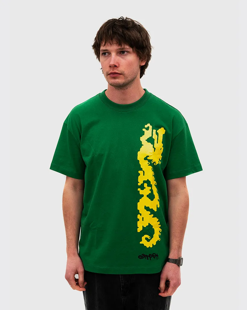 Anti - Stable Gauss Carpet Dragon Shirt - Green