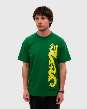 Anti - Stable Gauss Carpet Dragon Shirt - Green