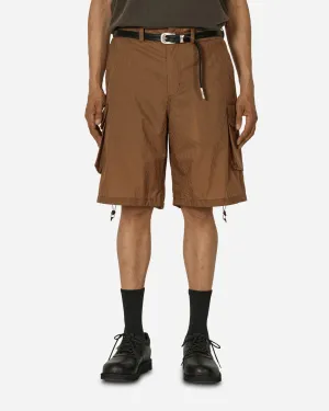 Mount Shorts Golden Brown Foil Printing