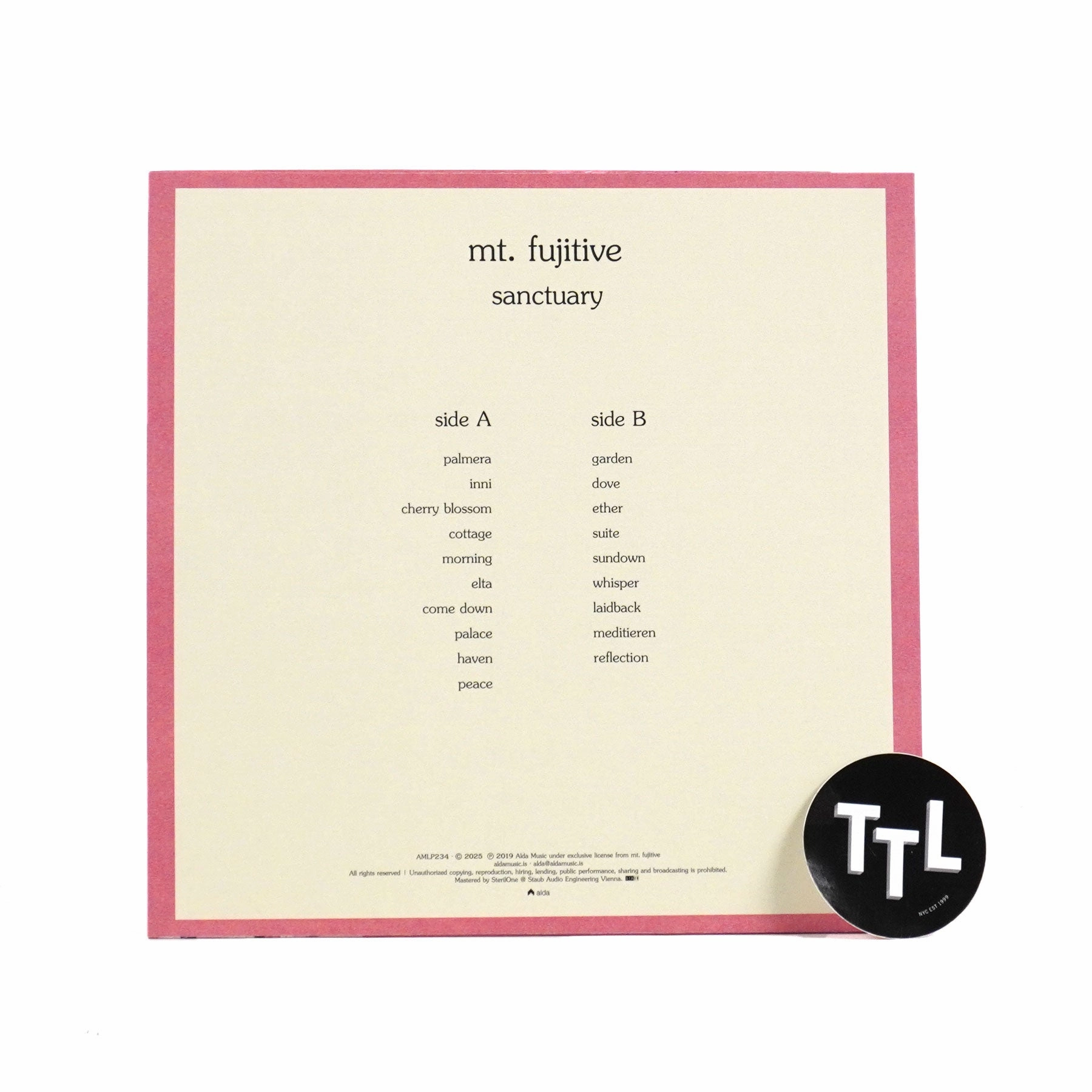 Mt. Fujitive: Sanctuary (Colored Vinyl) Vinyl LP
