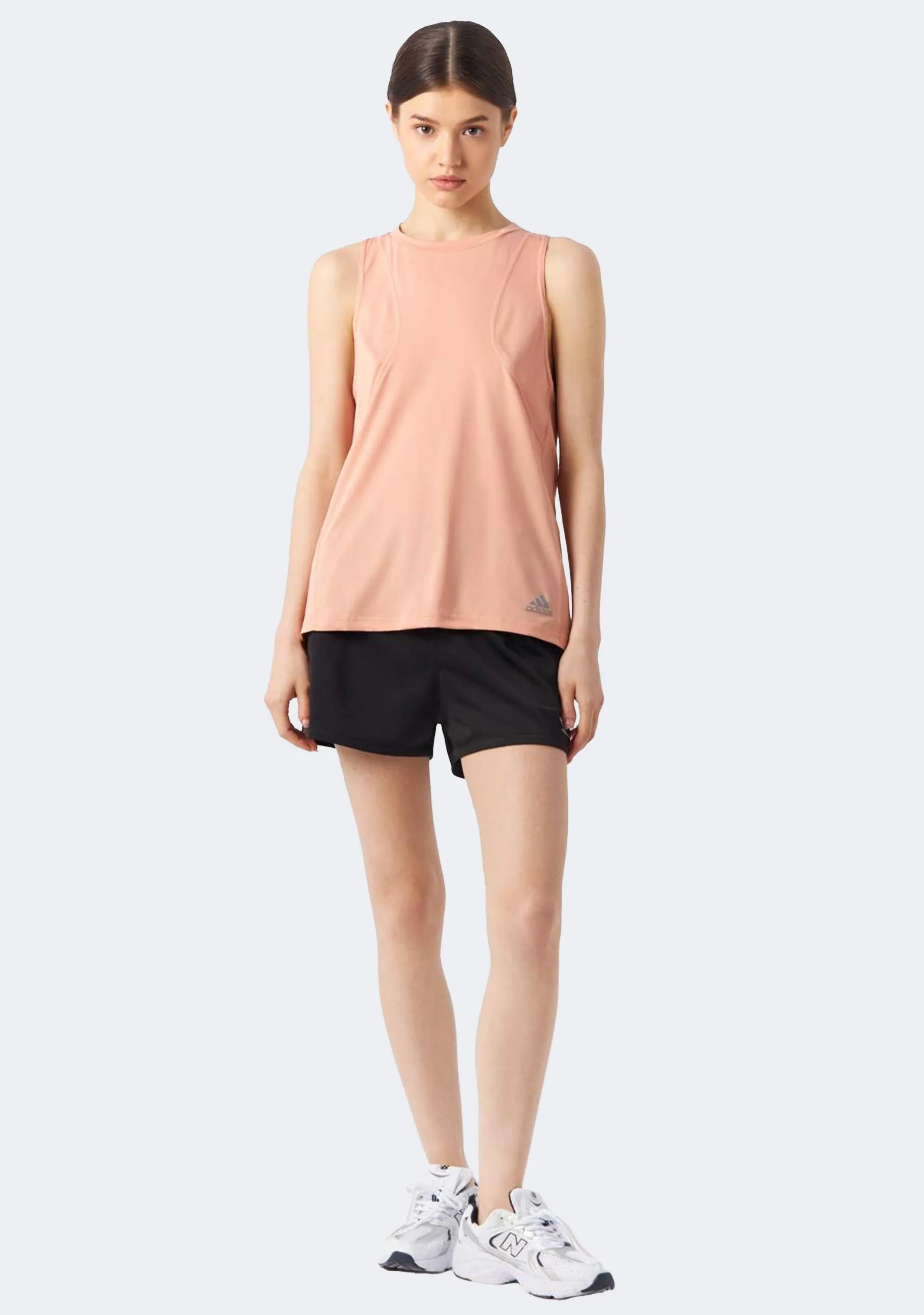 Adidas Women'S Own The Run Tank Hood With Microfiber Materials Striped Option