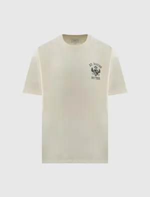 St. Rhude Seal Tee Comfortable Volume Range Printing Waist