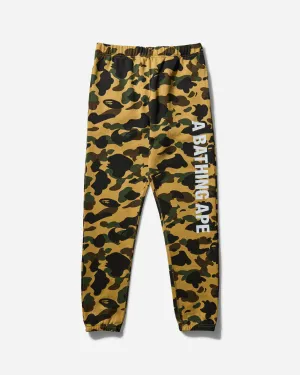 Cycling Feature Reusable Men'S 1St Camo Slim Sweatpants Yellow