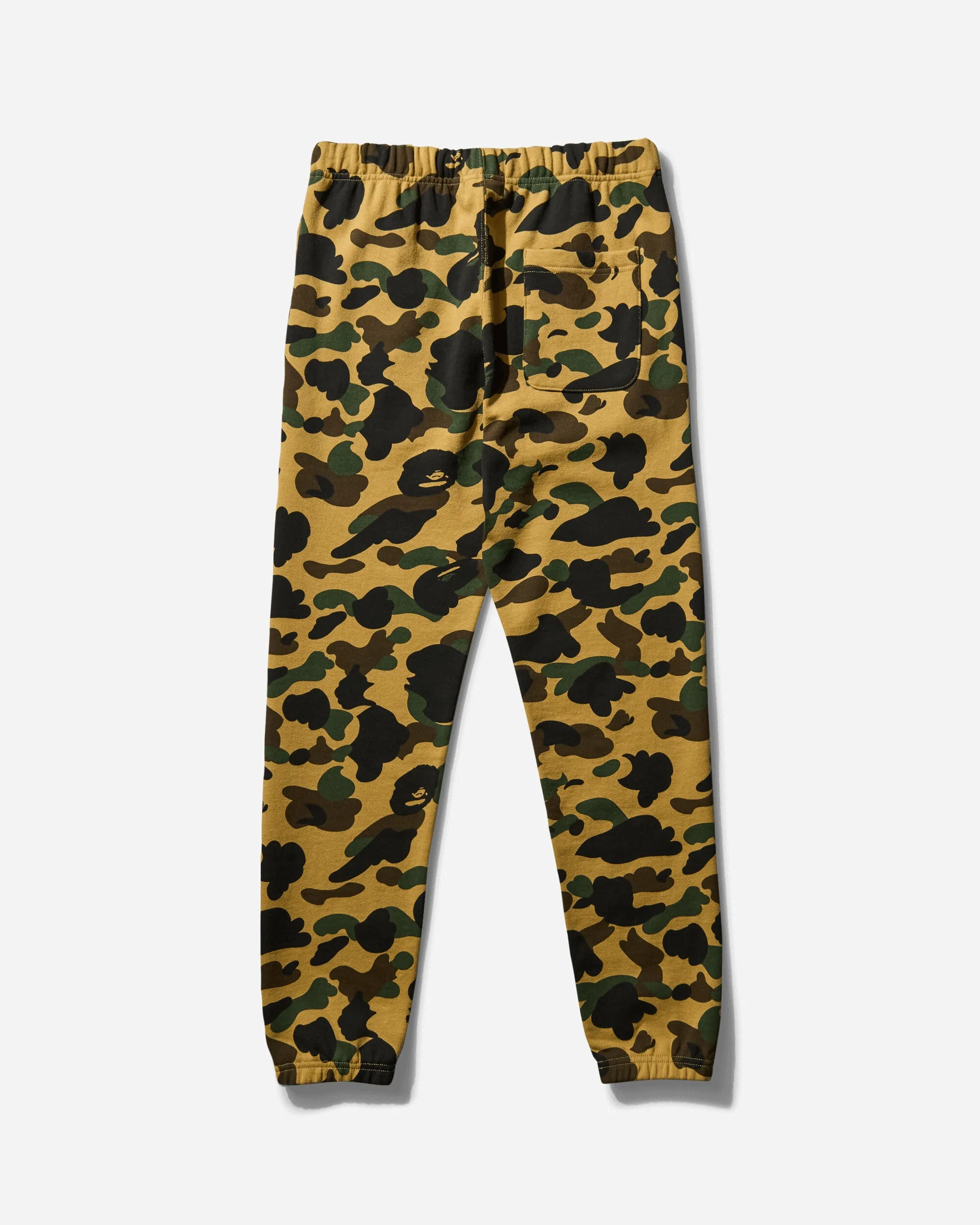 Bluetooth Compatibility Mosaic Pattern Men'S 1St Camo Slim Sweatpants Yellow