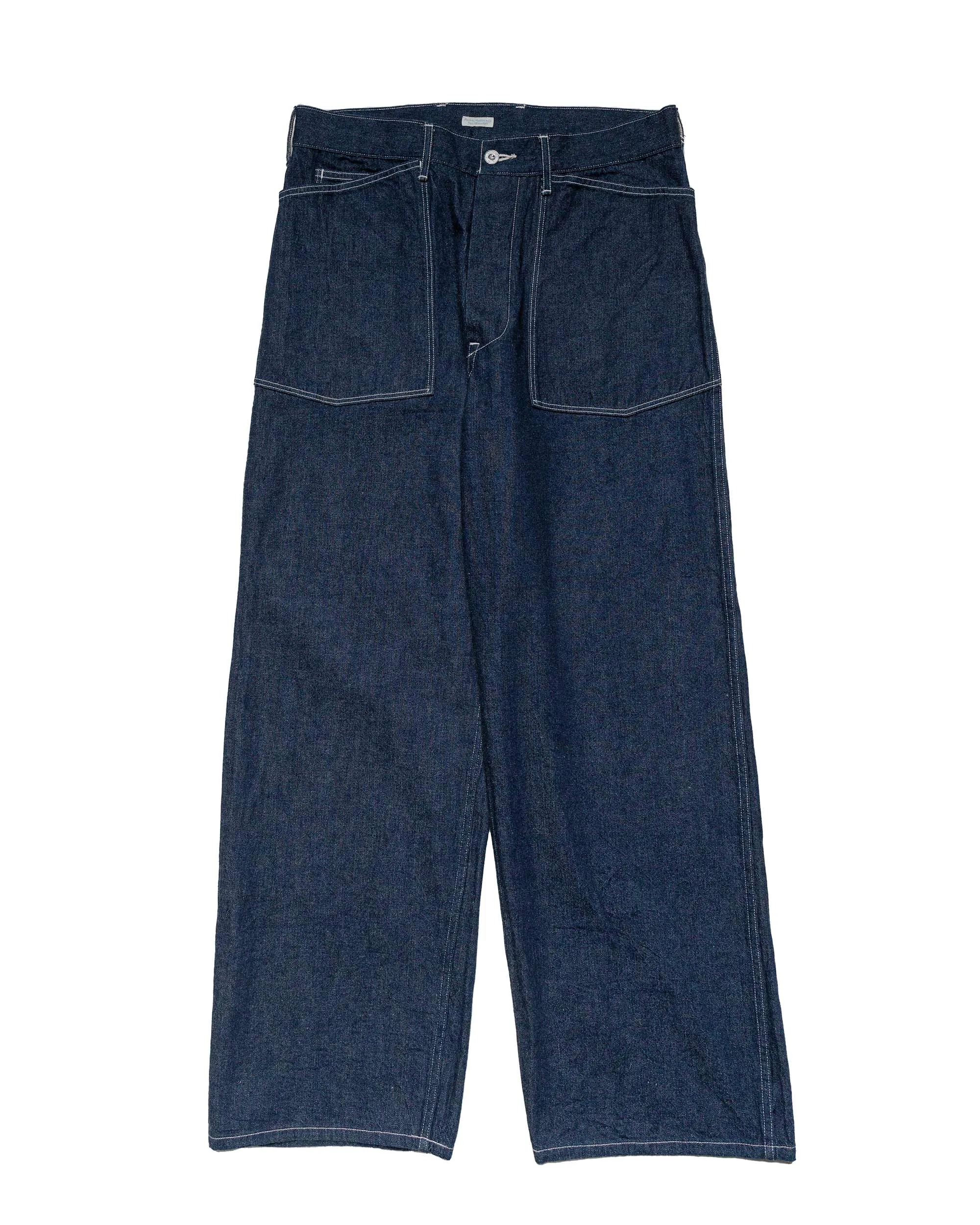 Phigvel Mil Denim Fatigue Trousers Indigo Comfort Concept Synthetic Fabric
