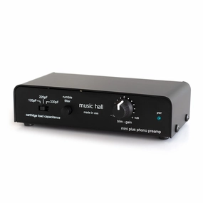 Music Hall: Mini Plus Phono Preamp (MMINIPLUS) hi-fi digital music server,hi-fi speaker wall mount,hi-fi amp upgrade