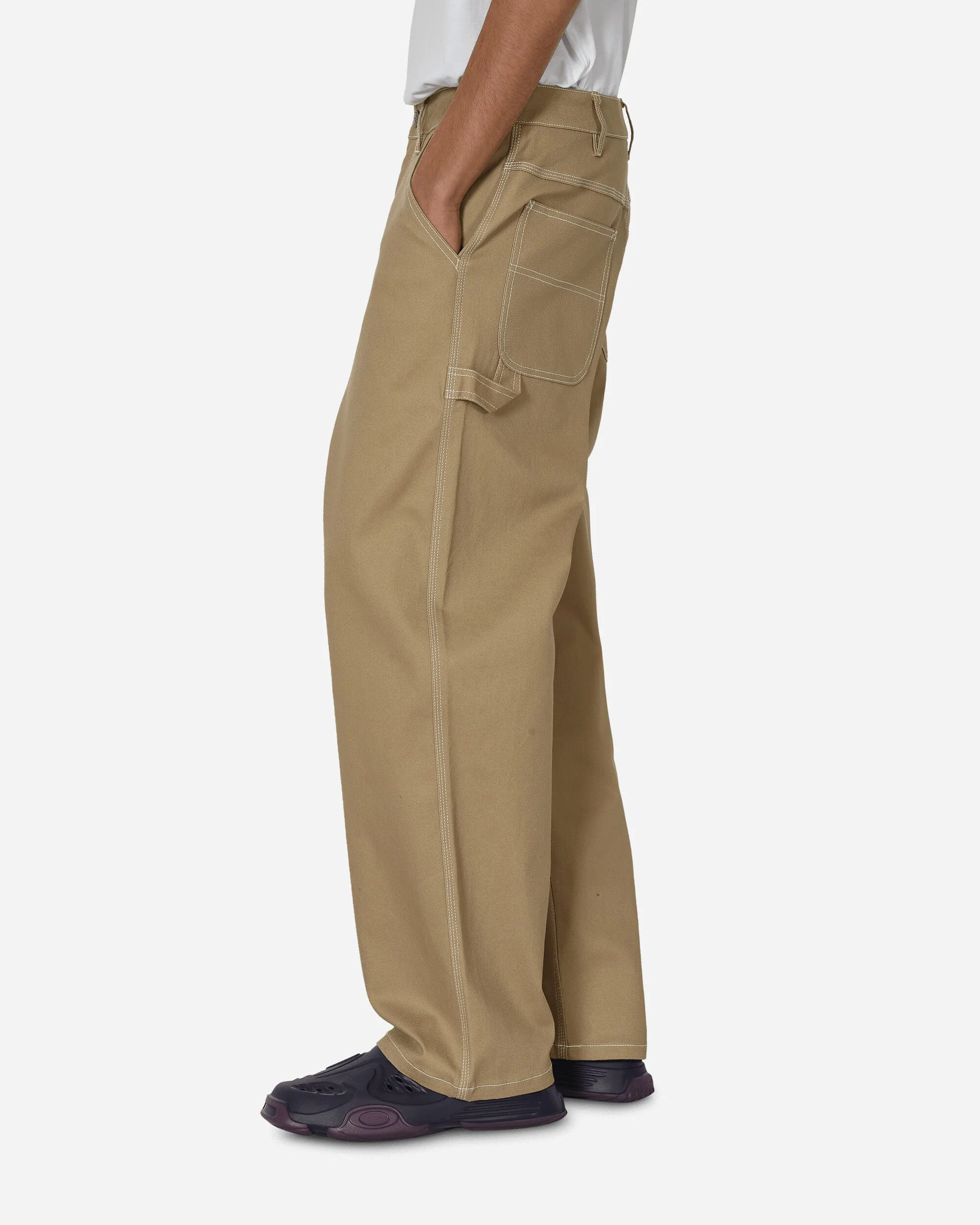 Carpenter Pants Khaki Comfortable Integrative Comfort Elasticity