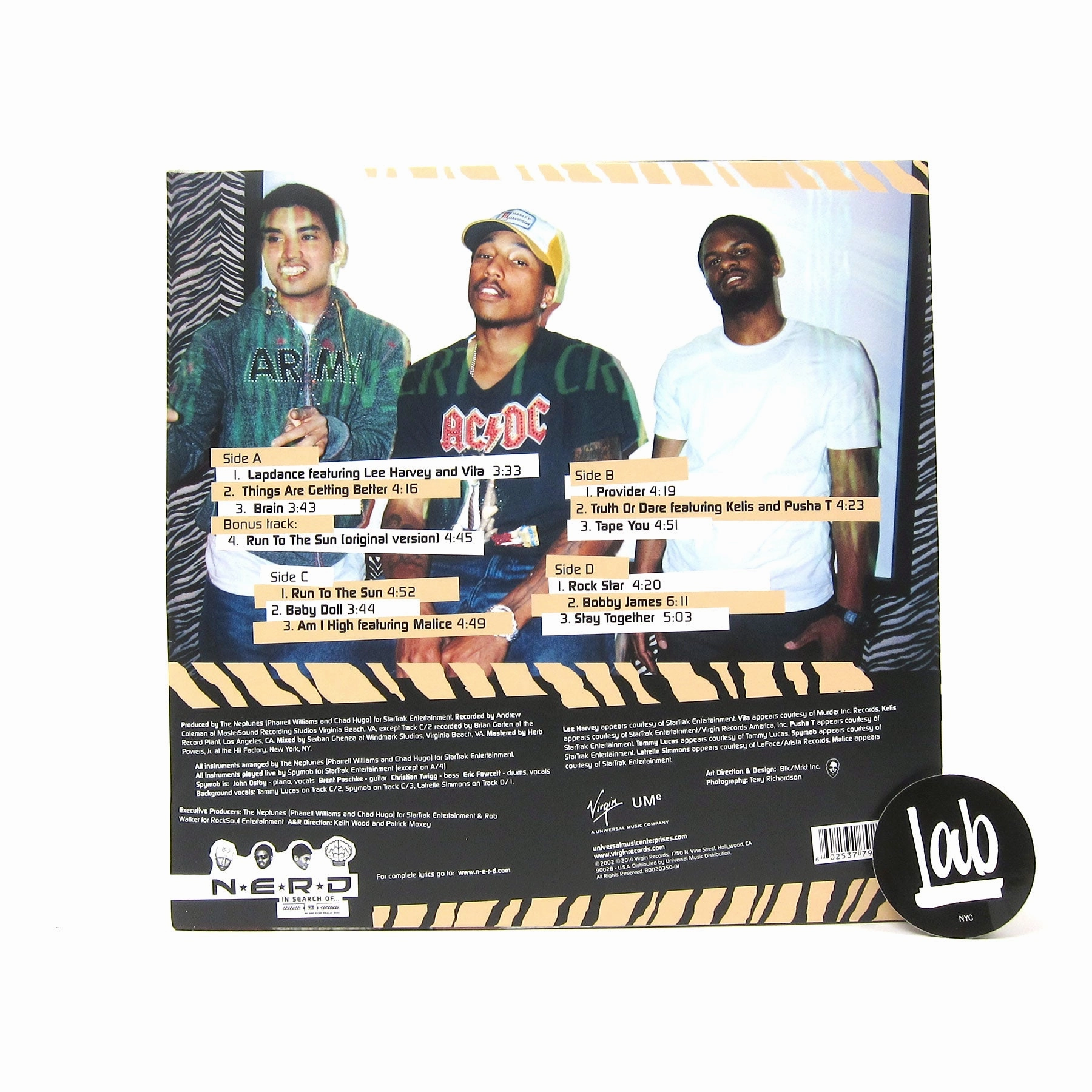 N.E.R.D: In Search Of (Colored Vinyl) Vinyl 2LP