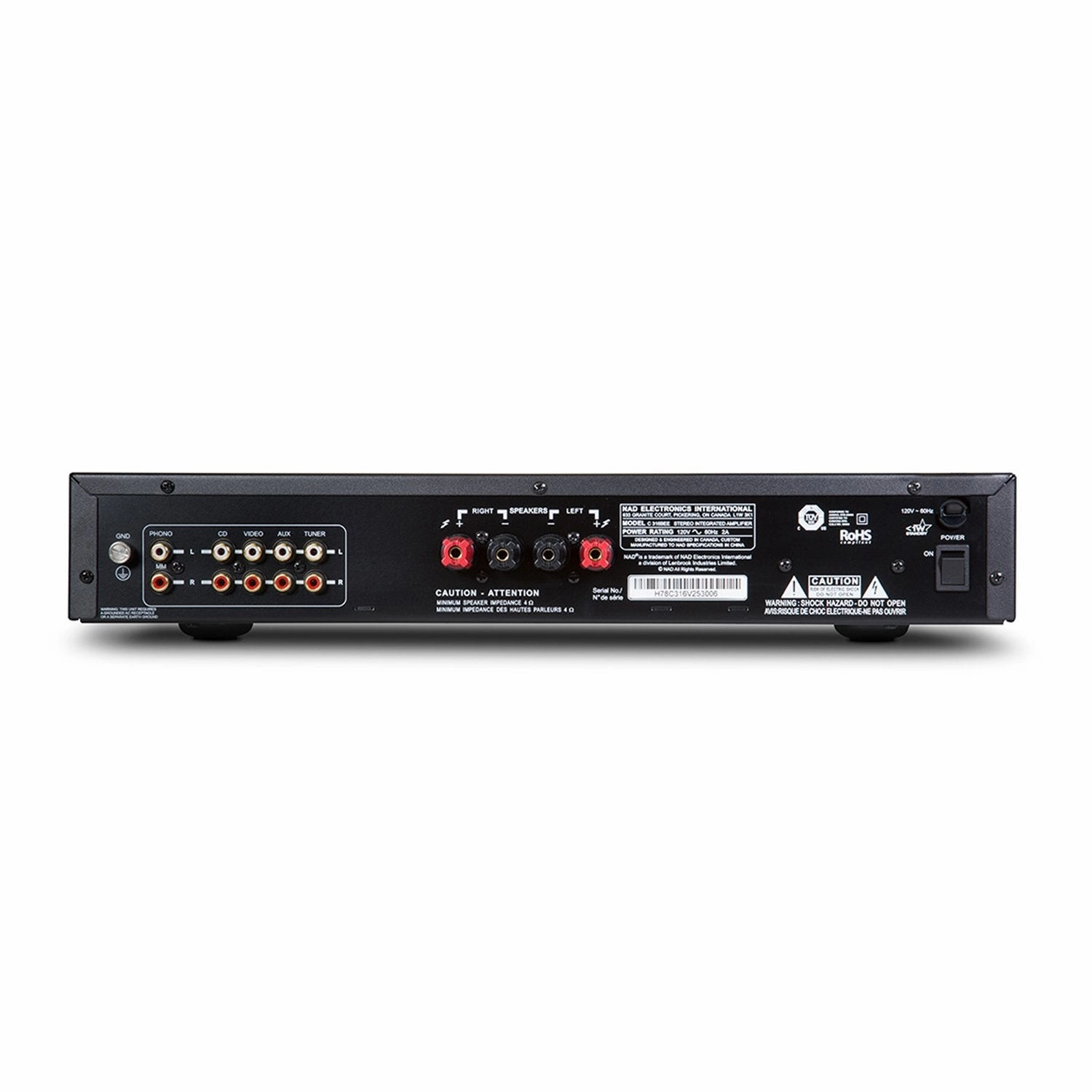 NAD: C316BEE V2 Amp   Dali Oberon 1 Speakers Analog Listening Package (TTL Custom)