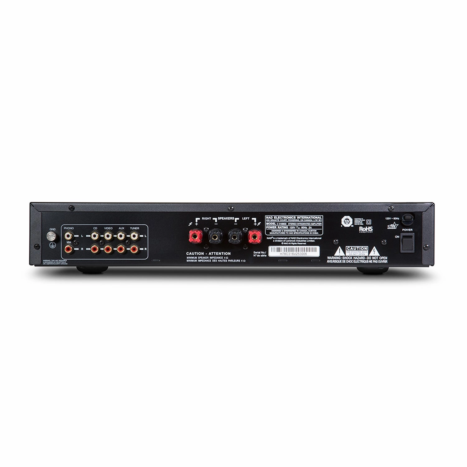 NAD: C316BEE V2 Integrated Amplifier