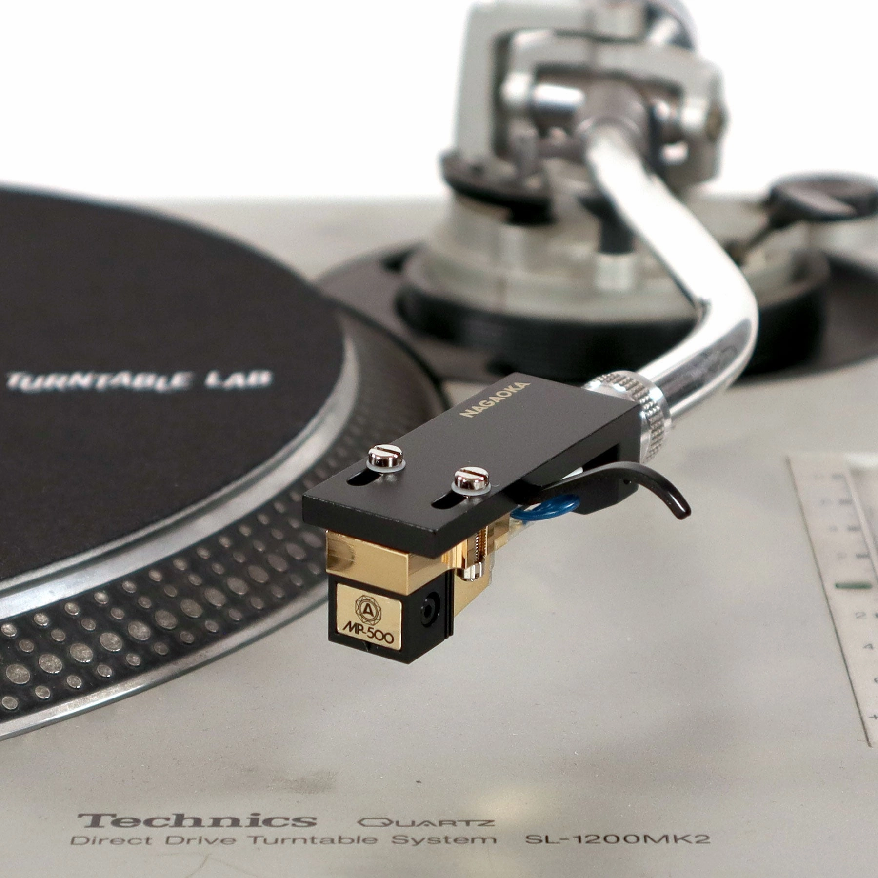 Nagaoka: MP-500H Cartridge Mounted on Headshell