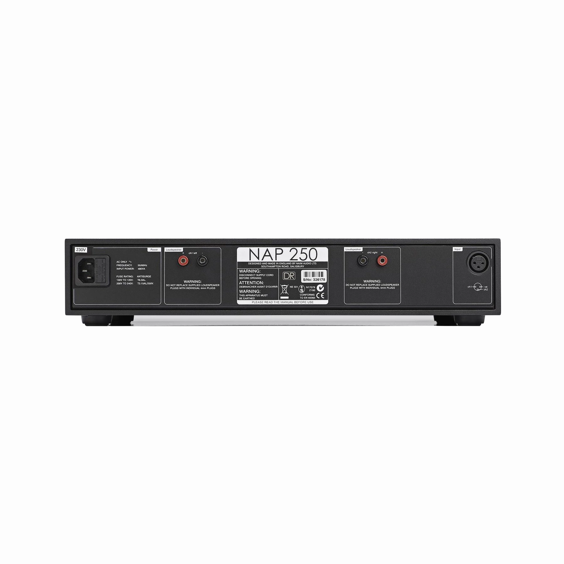 Naim NAP 250 DR Power Amplifier
