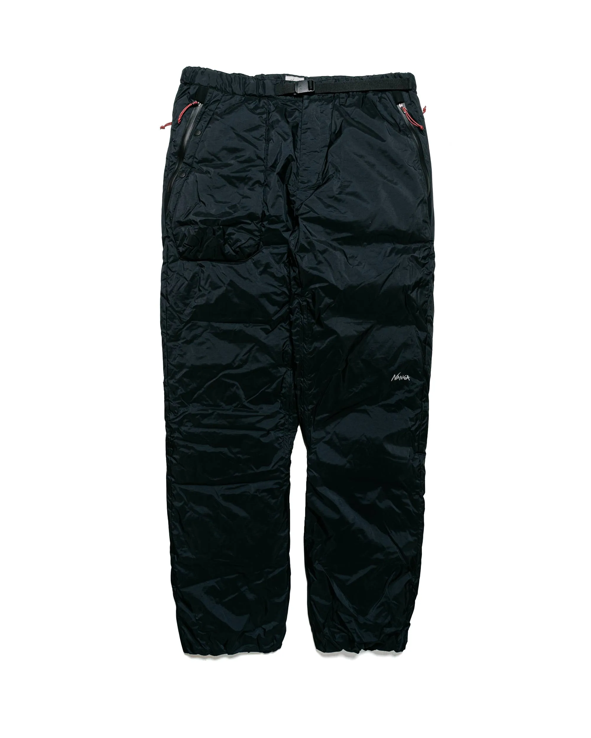 Nanga Aurora Down Pants Black Hemp Blend Compliance