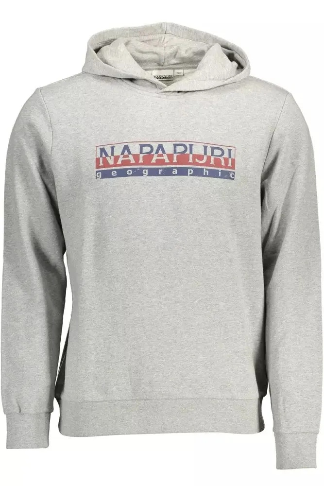 Napapijri Sweat à capuche en coton surélevé pour homme
