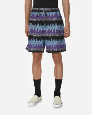 Jaipur Shorts Purple Snapped Sleeve