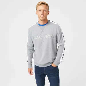 Nautica Sweat à capuche en polaire avec logo pour hommes grandes tailles