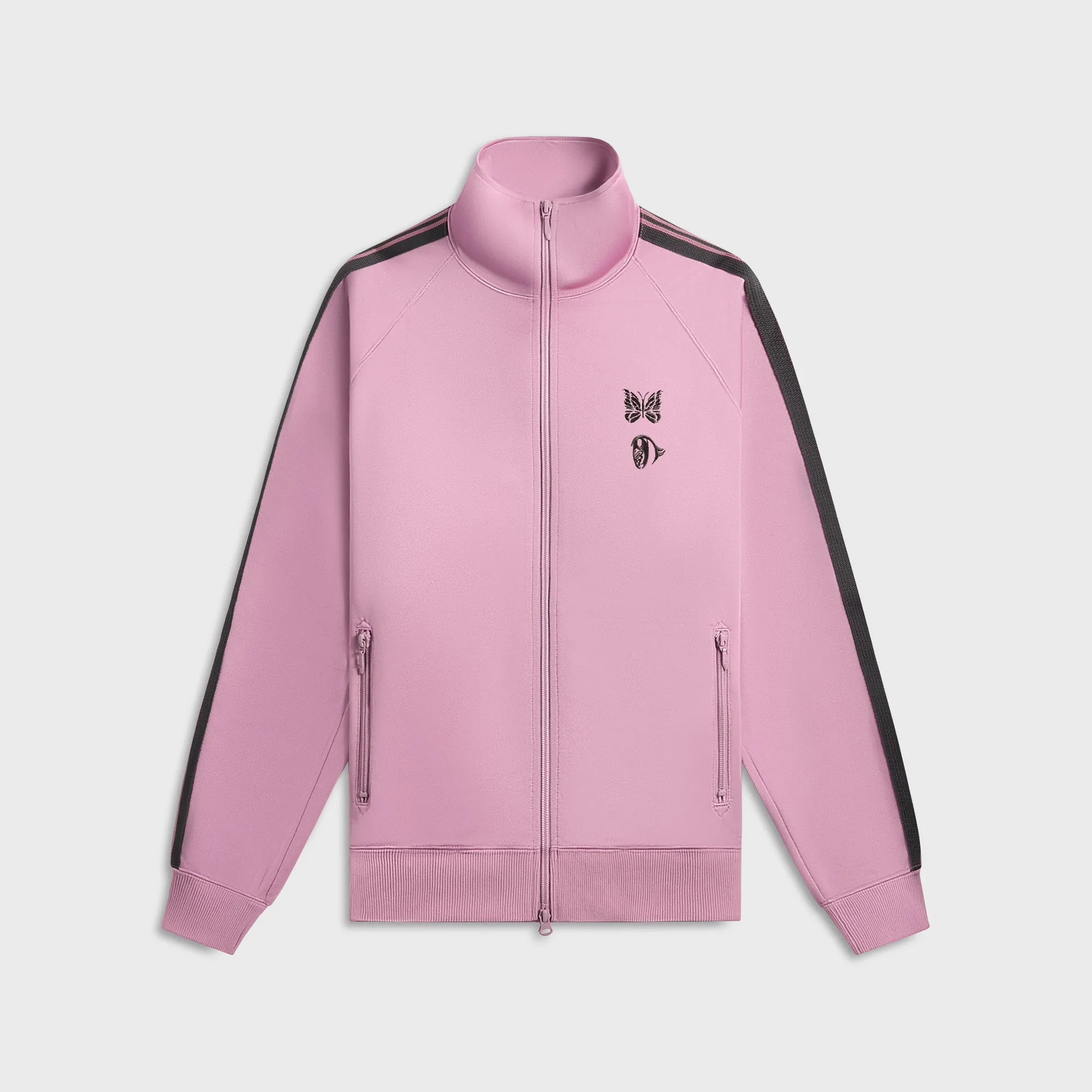 Needles X Kae Tanaka Poly Smooth Track Jacket - Pink High Hip