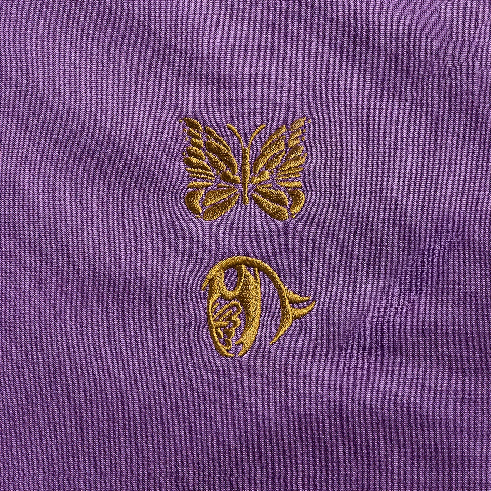 Cutting Edge Anti - Tear Feature Needles X Kae Tanaka Poly Smooth Track Jacket - Purple