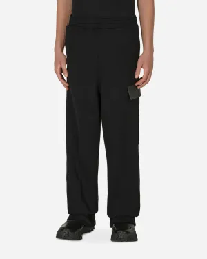 Soft - Knit Anti - Chip Feature Oversized Sweatpants Black