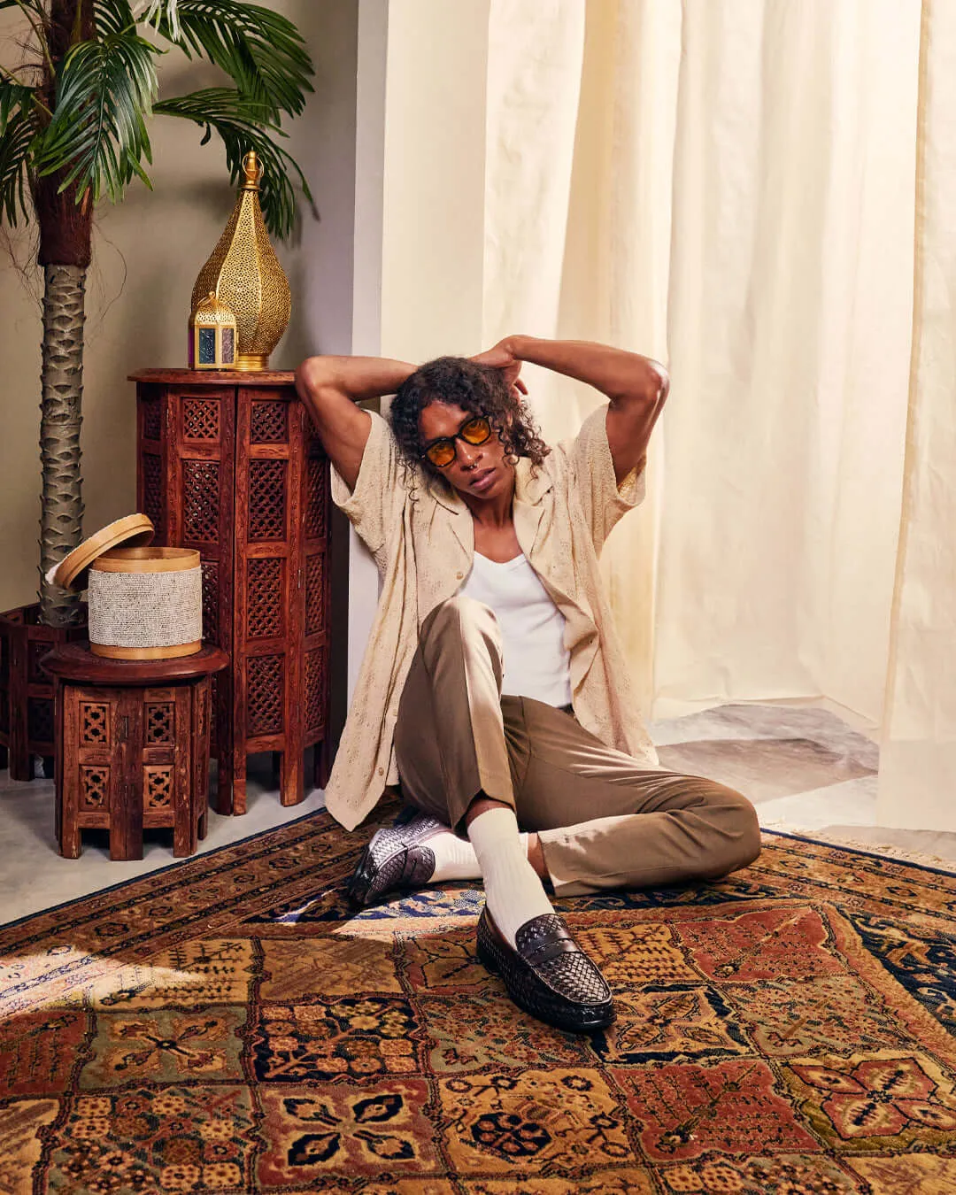 Define Your Own Way Marco Penny Loafer - Coffee Woven Leather