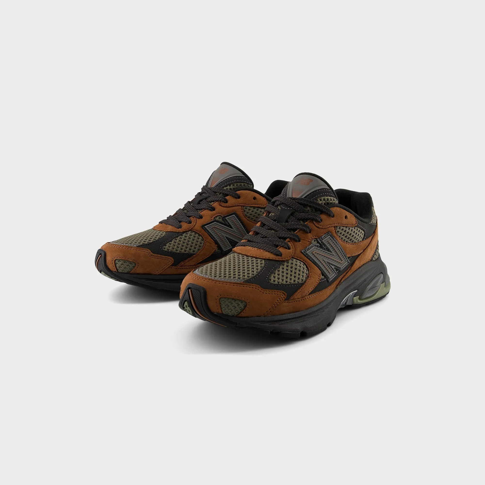 Quick Drying Attribute Property Gym Bag New Balance 2010 - Brown / Olive / Black