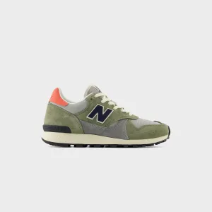 Steal New Balance 475 - Dark Olivine / Raincloud / Drift Red