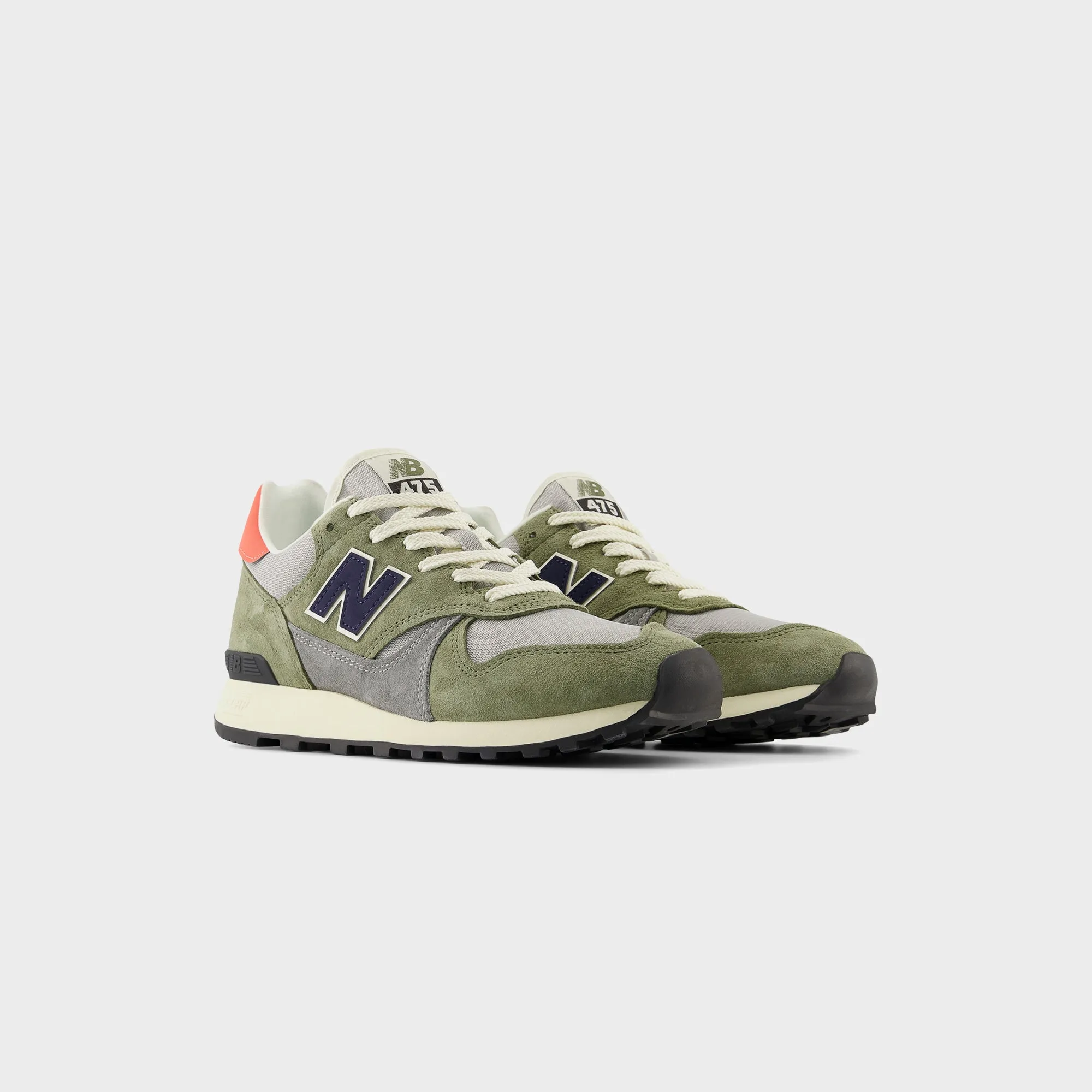Dare to Lead New Balance 475 - Dark Olivine / Raincloud / Drift Red