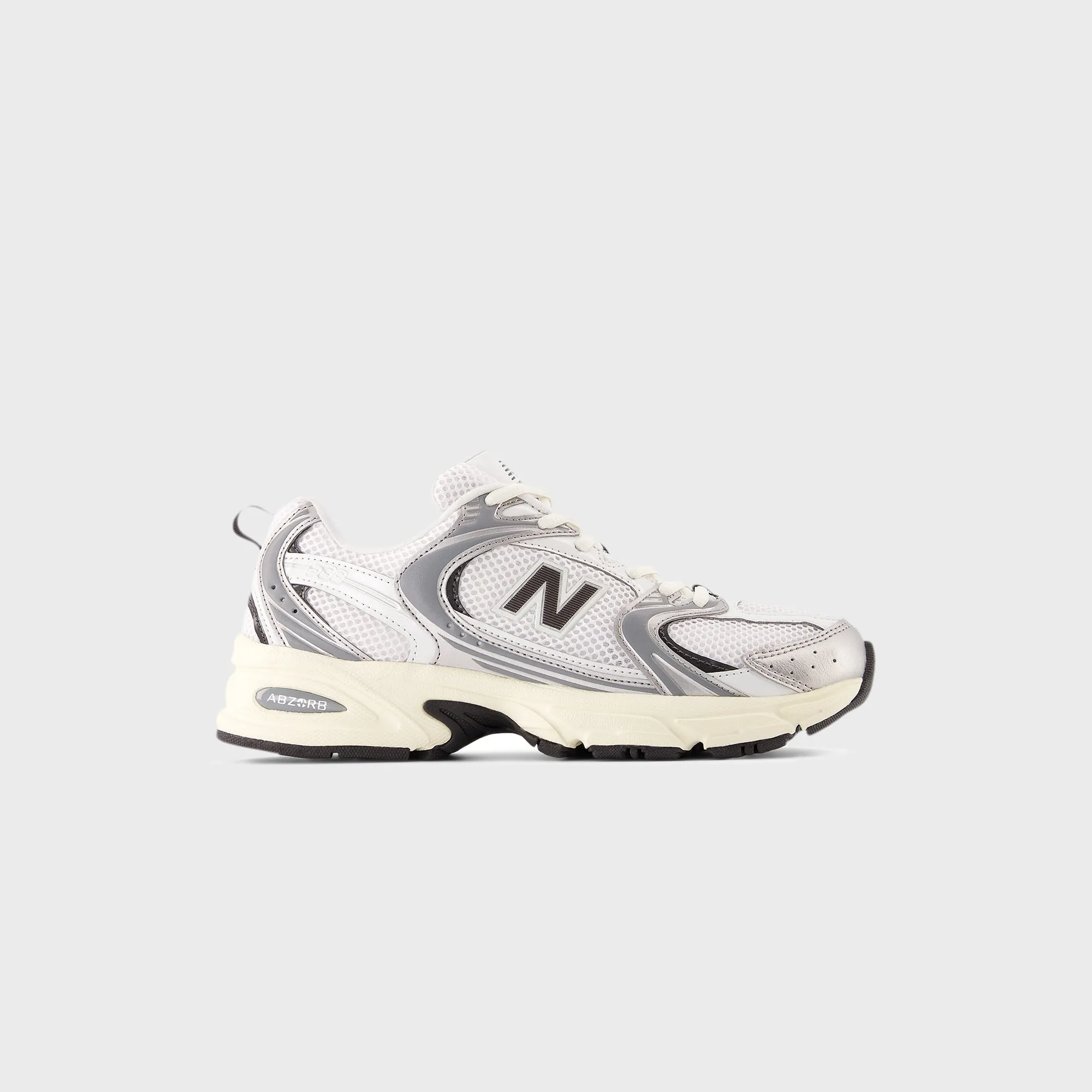 New Balance 530 - Silver Metallic / Black Cement Born to Stand Out